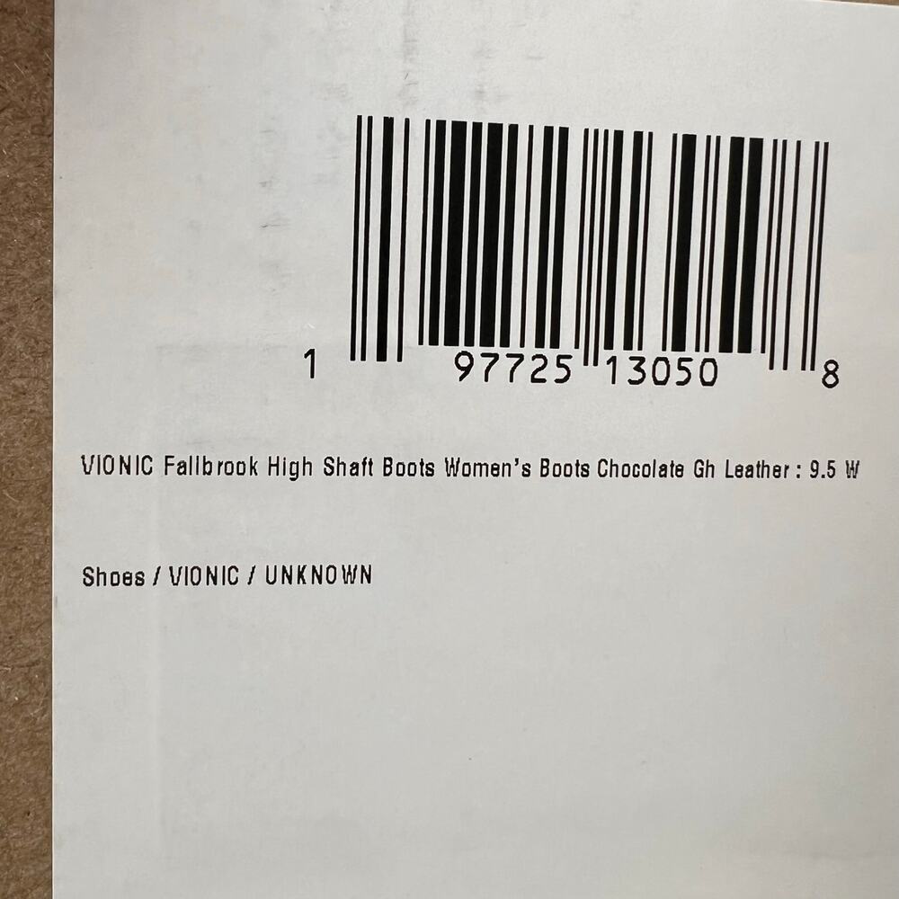 Vionic Fallbrook High Shaft Leather Boots Brown Women's 9.5 Wide Tried On - Picture 10 of 10